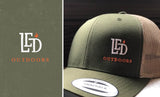 LED Outdoors™ Moss/khaki Trucker