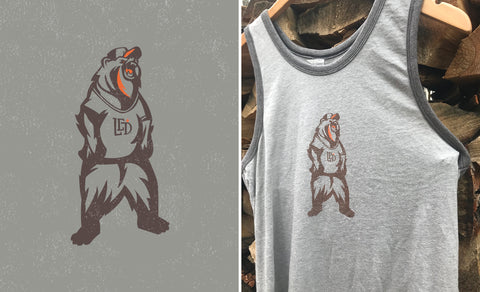 LED™ Bear Mascot Tank          (2 Color Choices)
